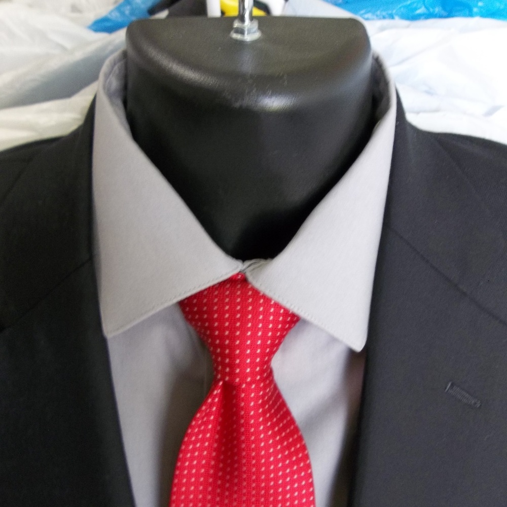 !)Brooks Brothers 2Btn Dk Blue Solid Suit Size 41L